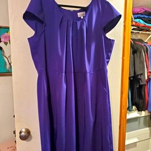 Purple cocktail dress